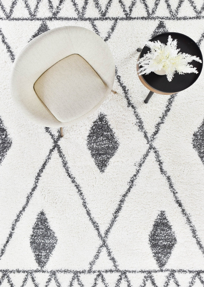 Hot Sale! Palermo Dark Grey Shaggy Rug 0B586A
